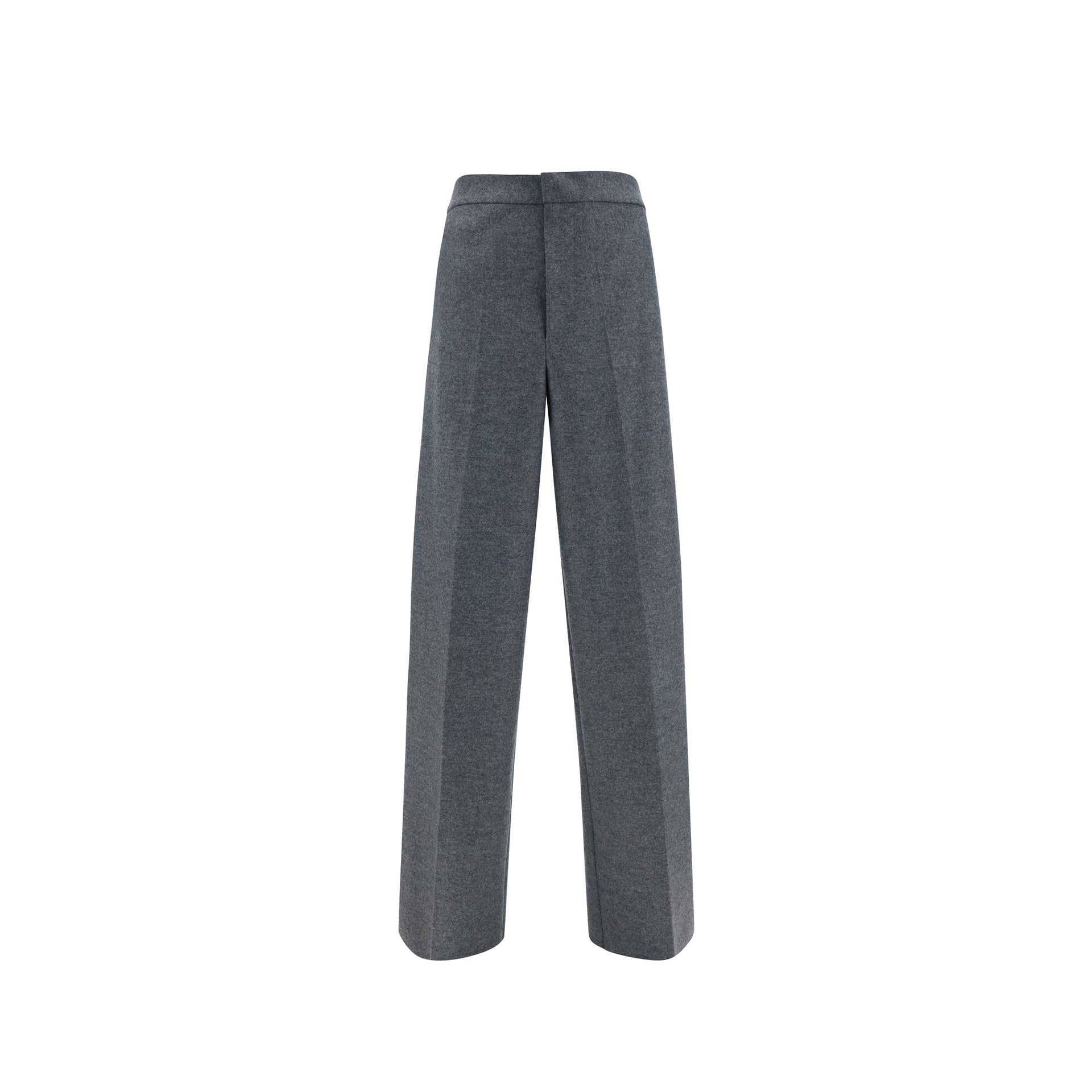 Jil Sander Wool Classic Pants Gray