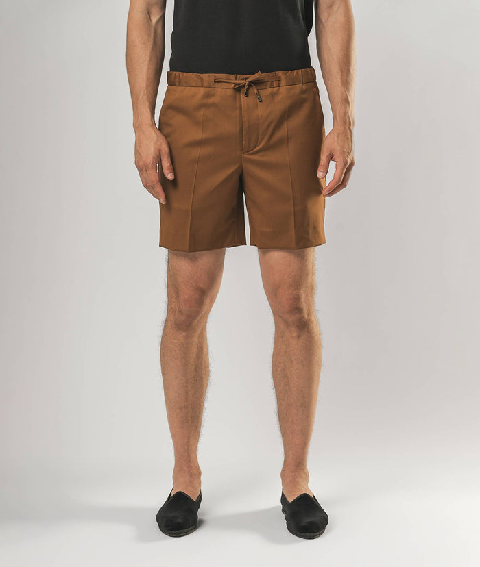 Wool Shorts Positano Firebrick Sportswear Trousers