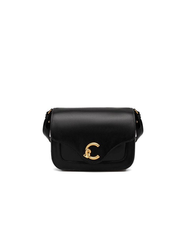 Coccinelle Calf split (main body) shoulder bag in black