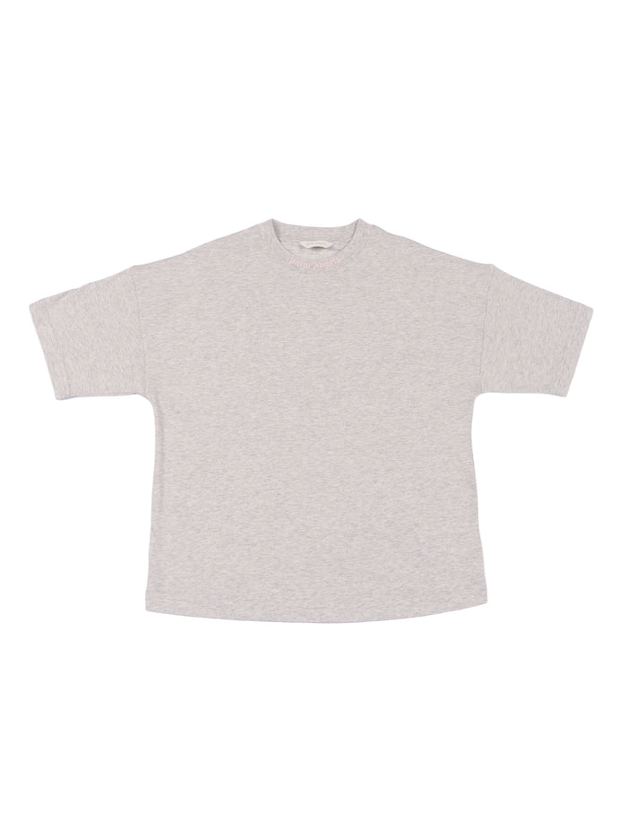 OVERLOGO OVER T-SHIRT S-S GIRL Grey Cotton Short Sleeves