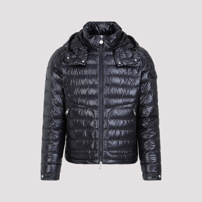 Lauros Down Jacket Blue Polyester Feather Wintercoat