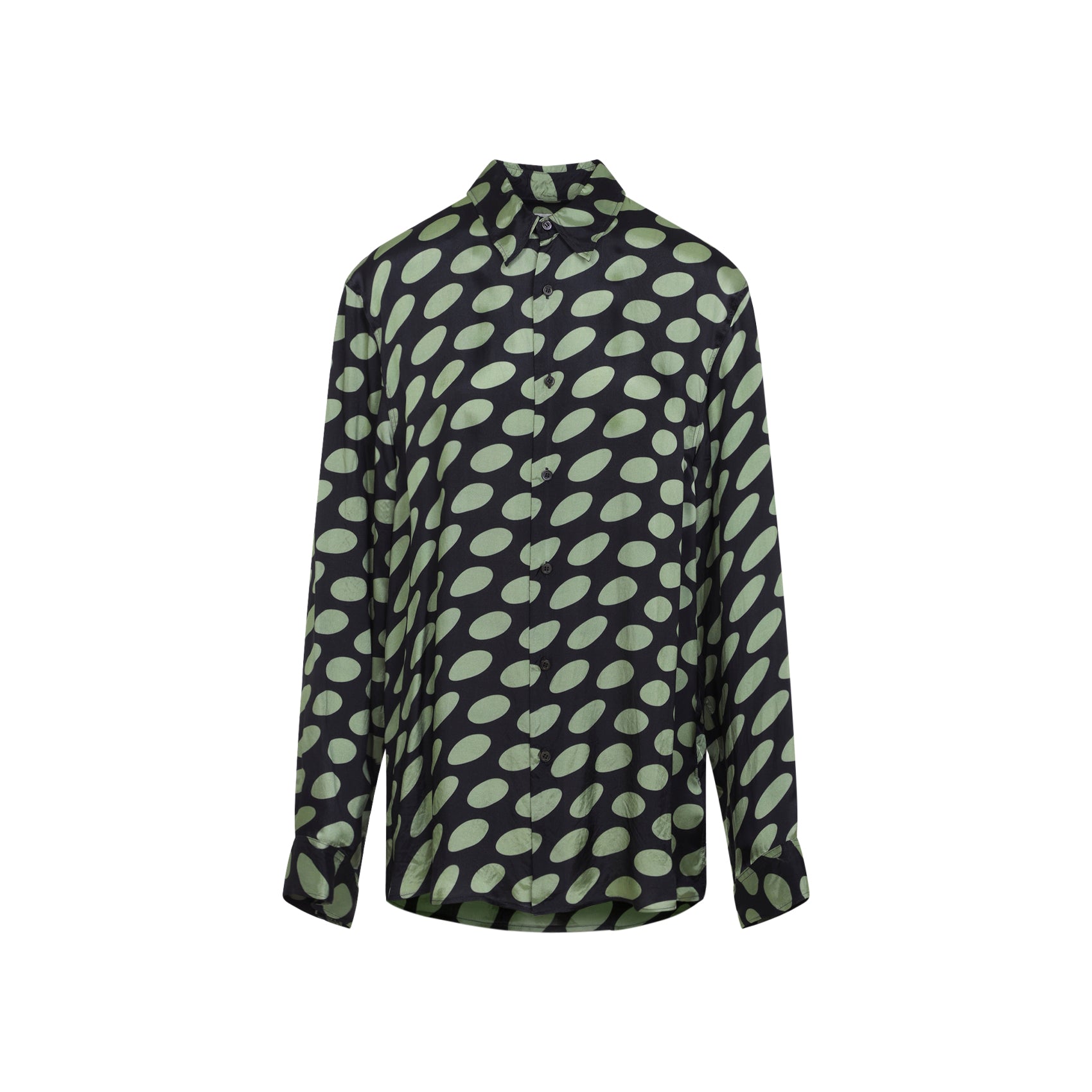Caper Printed Shirt Black Viscose