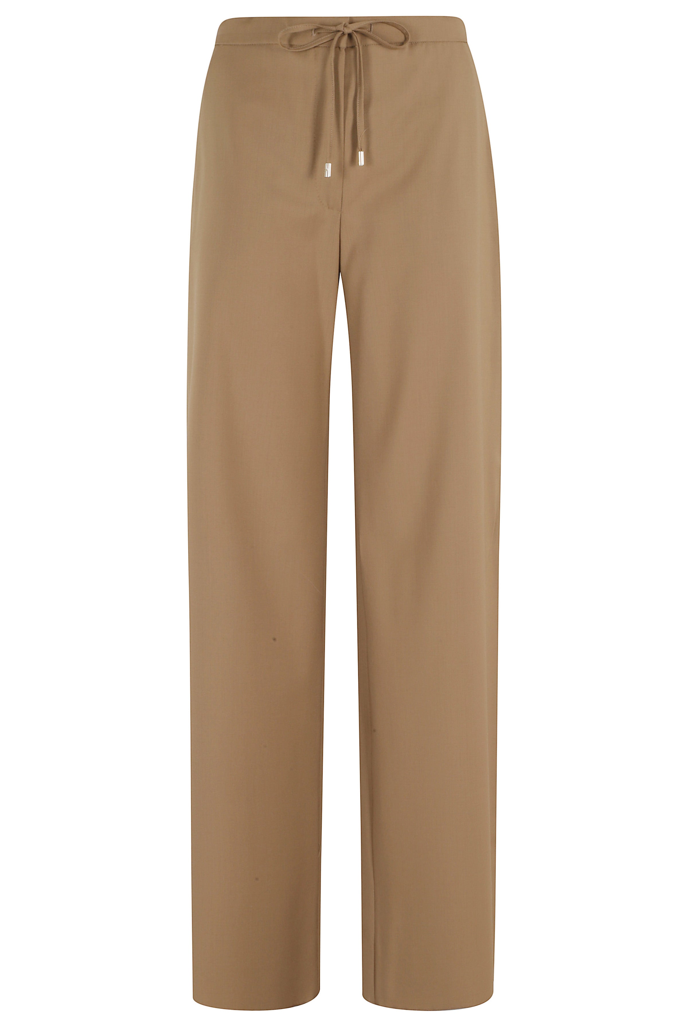 Corone Brown Lana Vergine Pantaloni