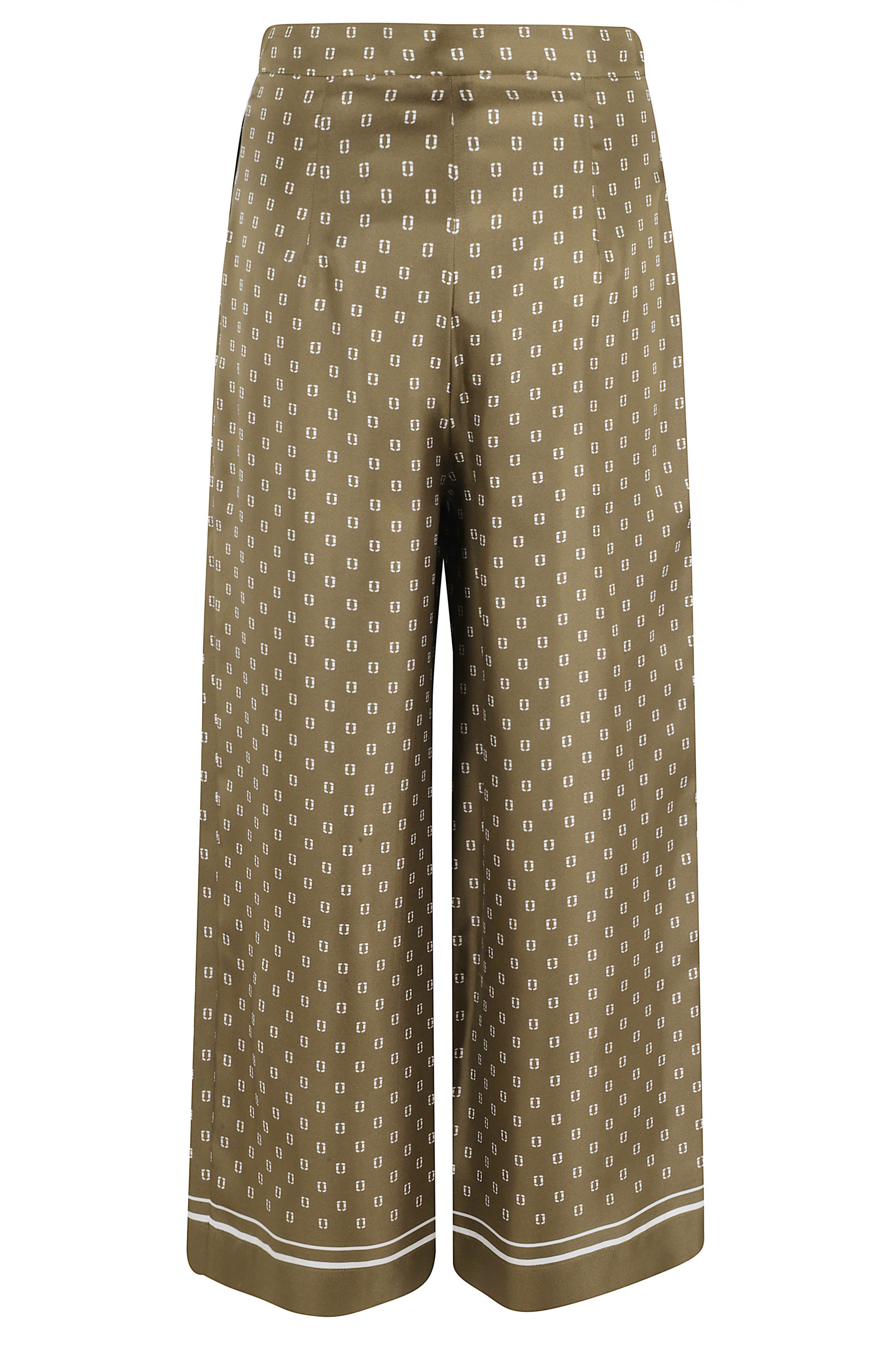Ottelia Green Seta Pantaloni