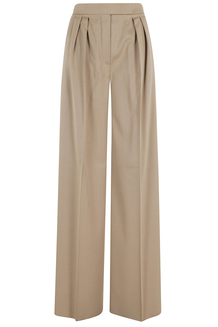 Quorum Brown Lana Vergine Pantaloni