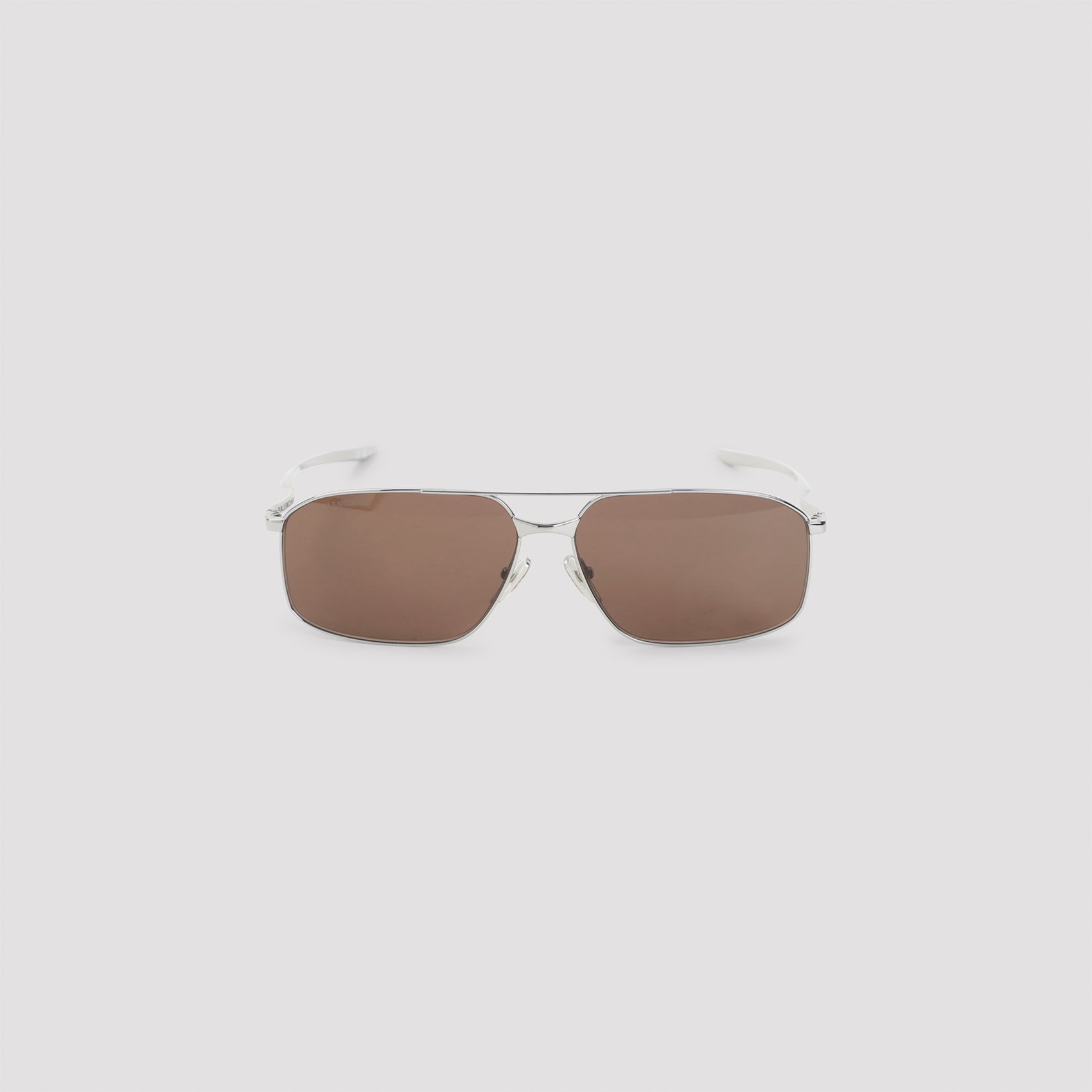 Monday Navigator Sunglasses Brown Acetate Metal Glasses