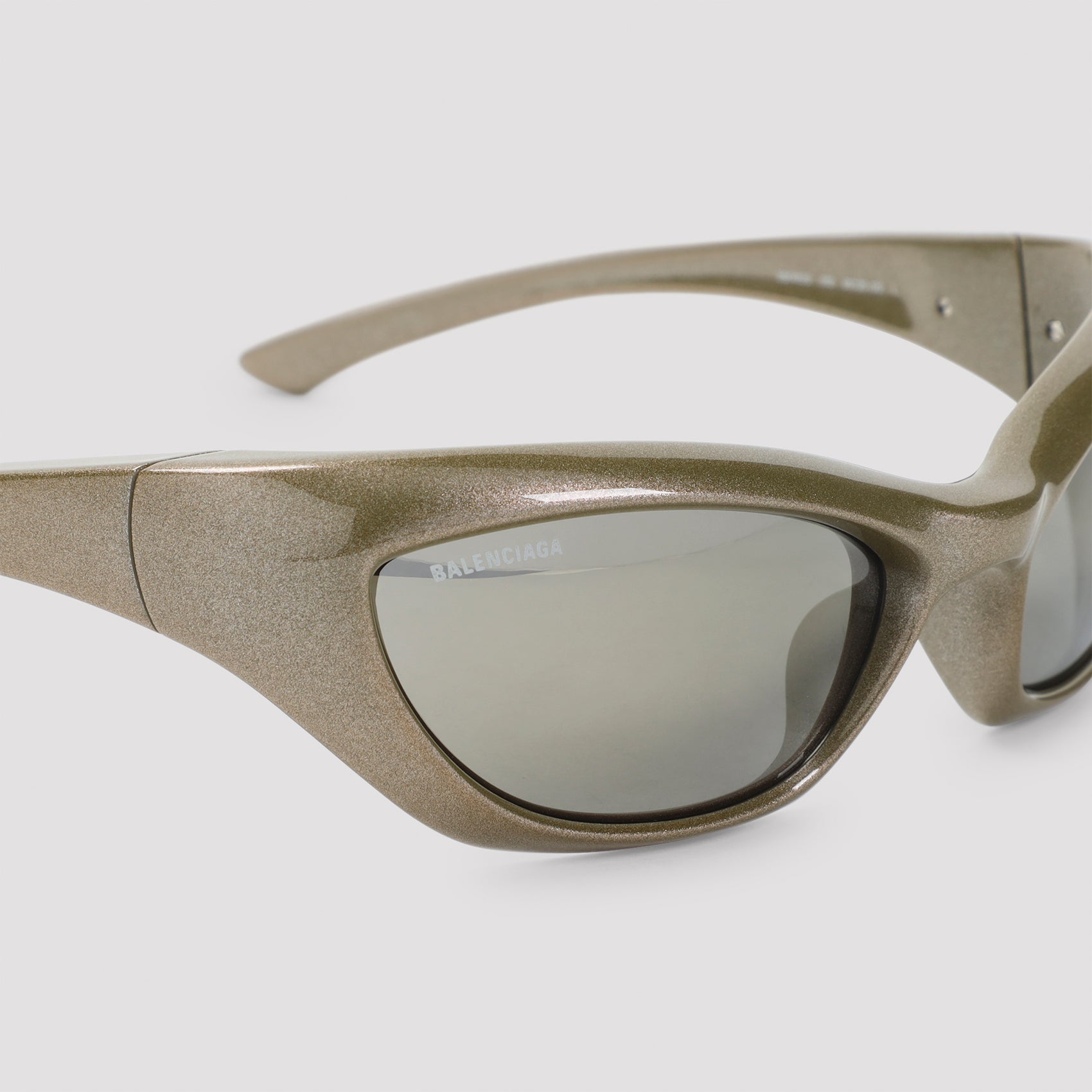 Racer Cat Sunglasses Green Acetate Glasses