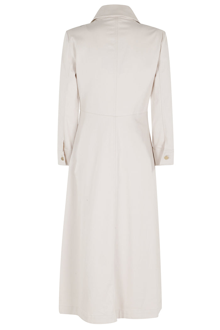 Amelia Nude & Neutrals Cotton Elastane Abito