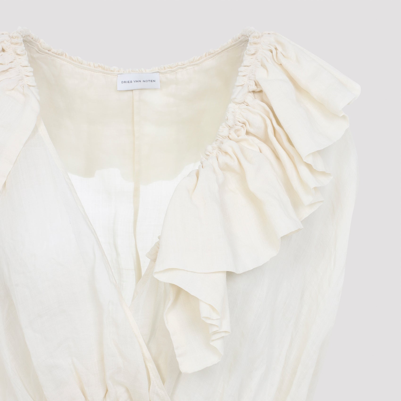 Cally Bis Top Nude & Neutrals Ramie