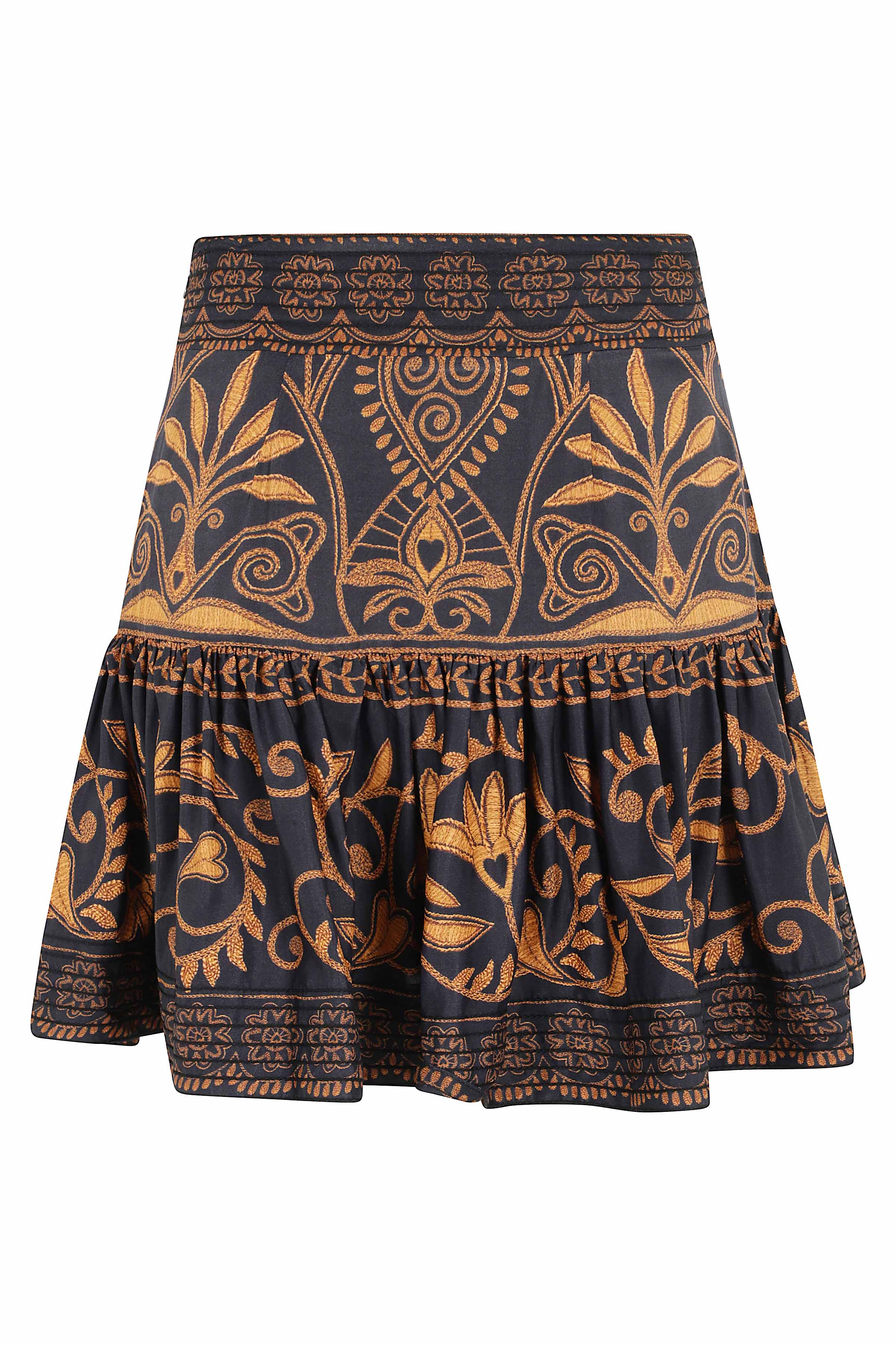 Cornely Ainika Black Mini Skirt Viscosa Gonna