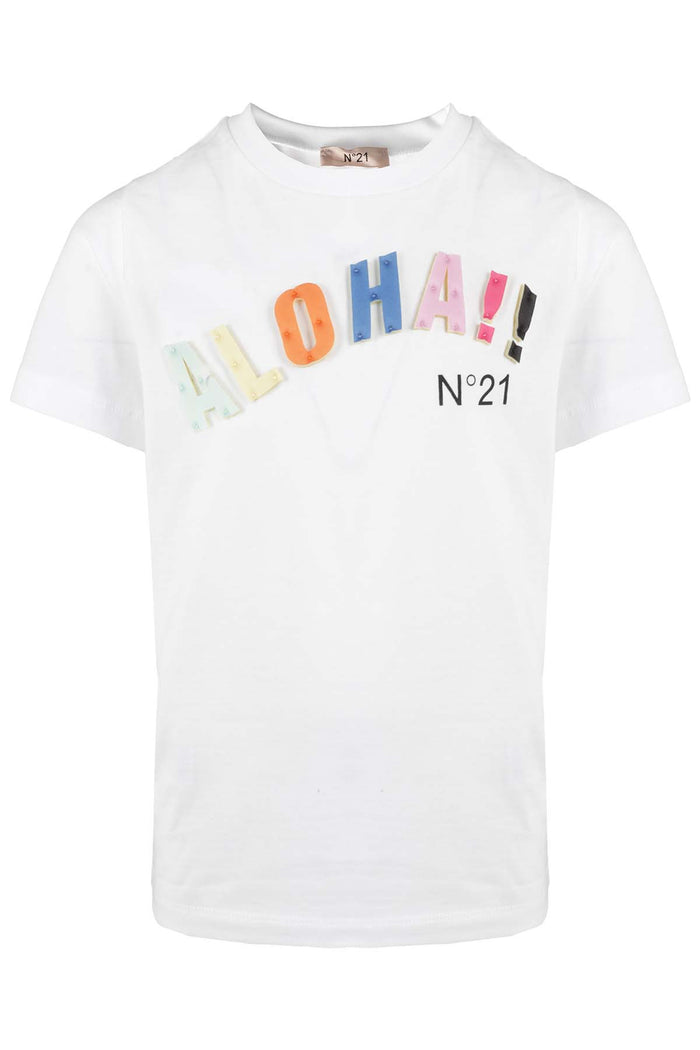 Maglietta White Cotone T-shirt