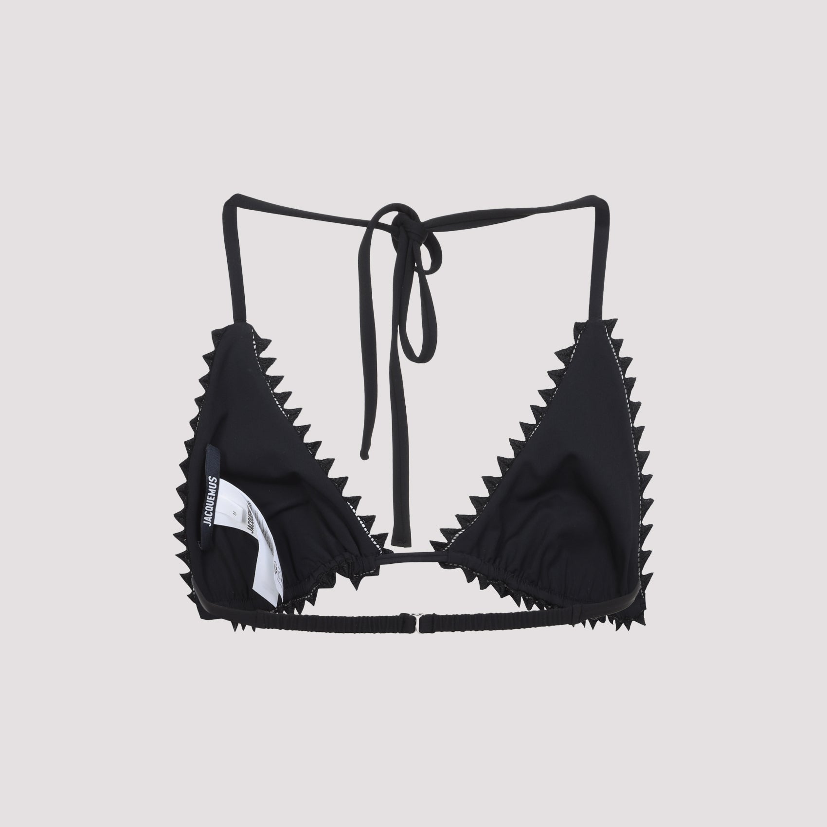 Le Haut De Maillot Picot Bikini Black Polyamide Elastane Swimwear