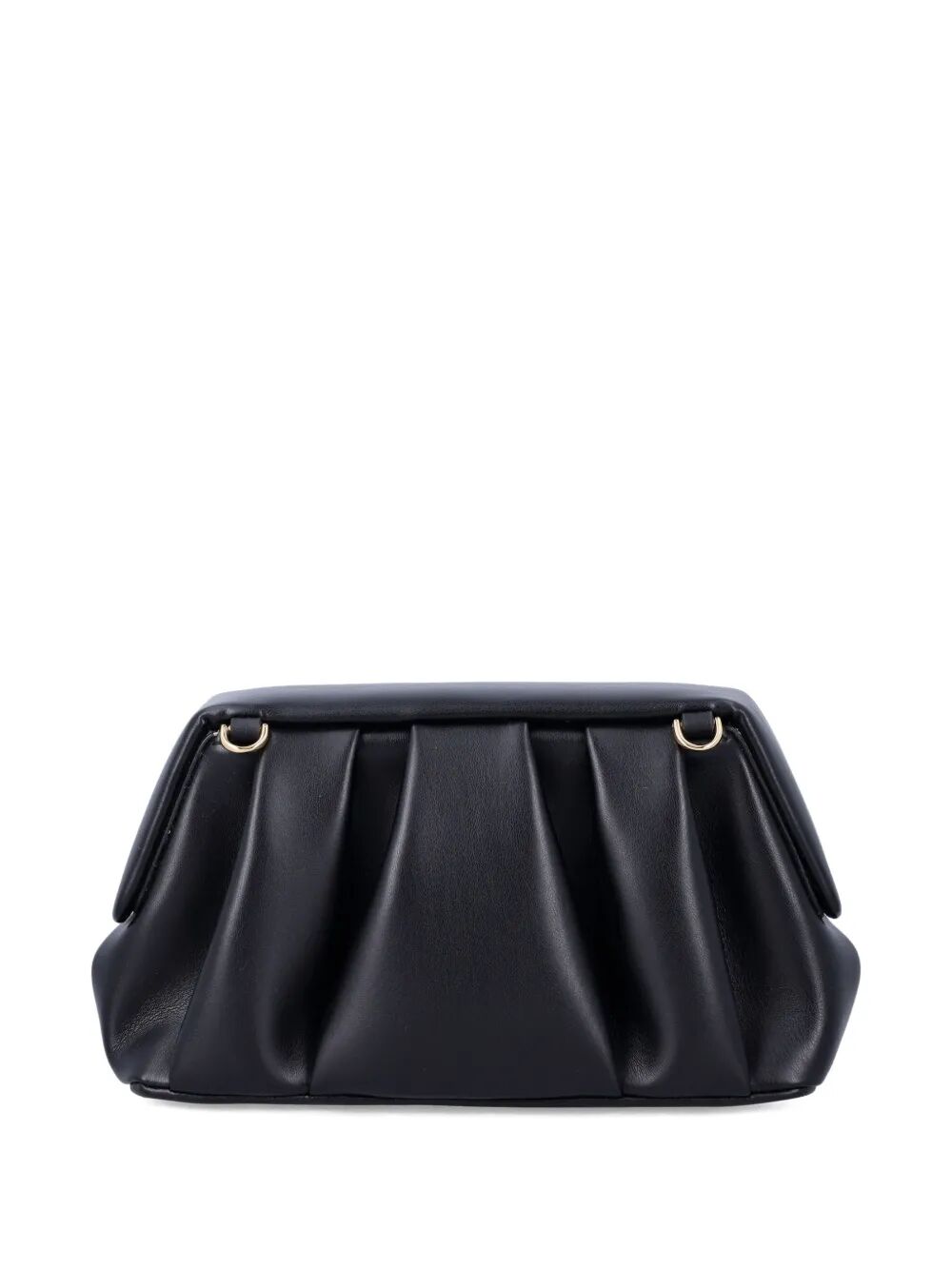Athena Pochette Vegan Fabric Black Polyurethane Bag