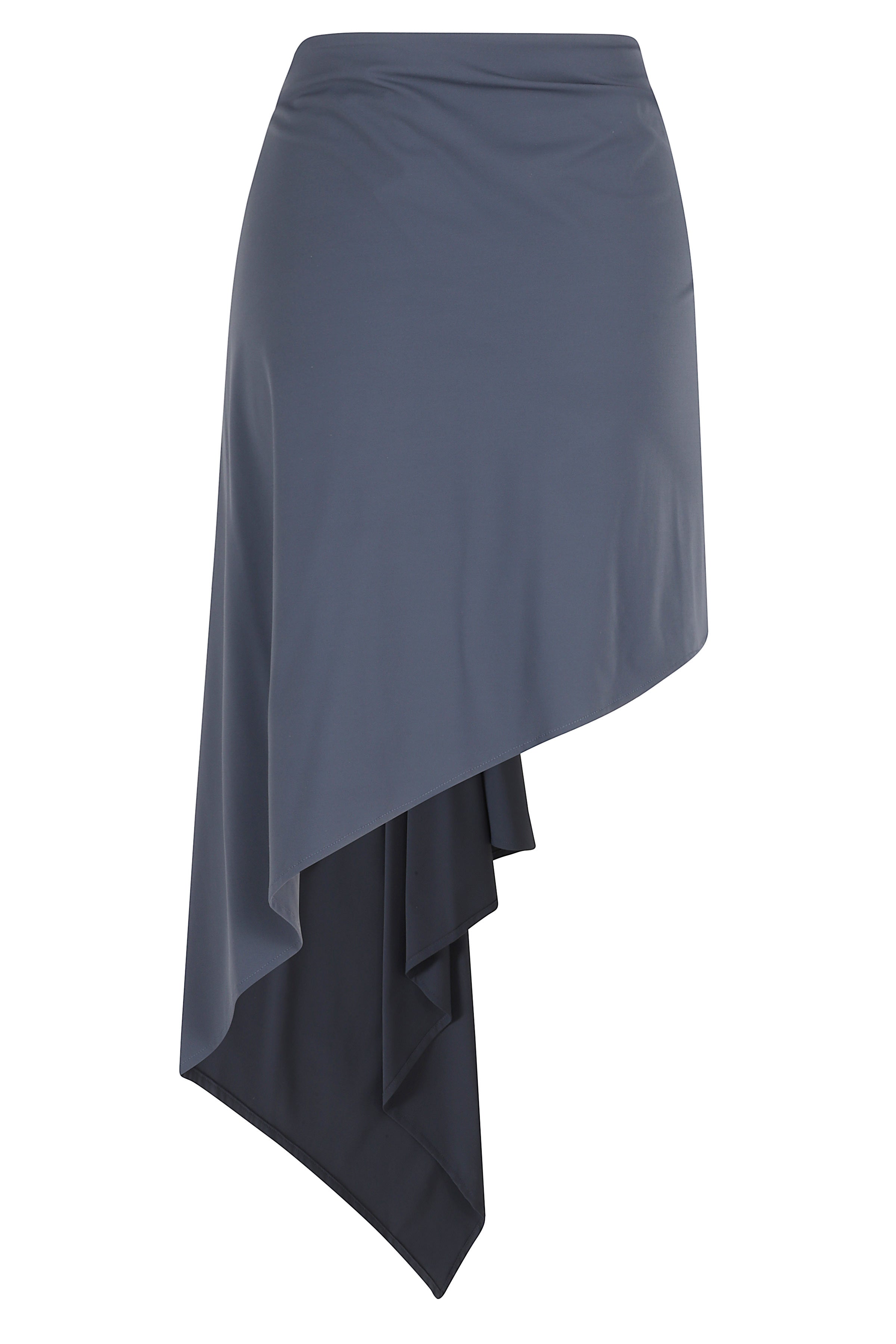 Swim Skirt Grey Polyamide Elastane Gonna