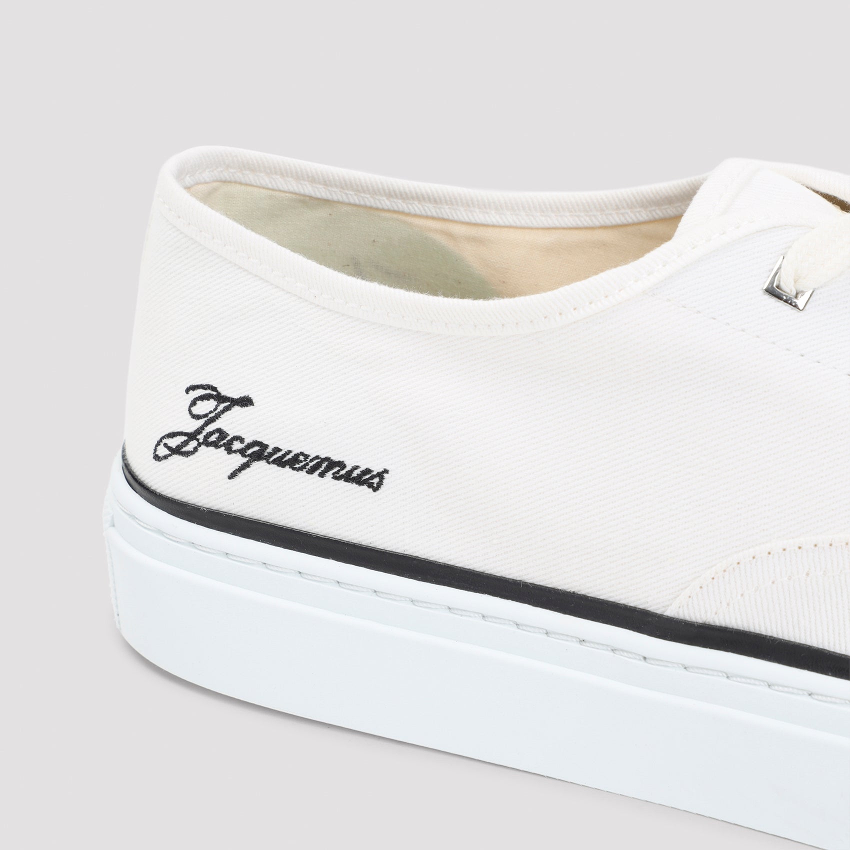 Les Fefe Sneakers White Cotton Rubber