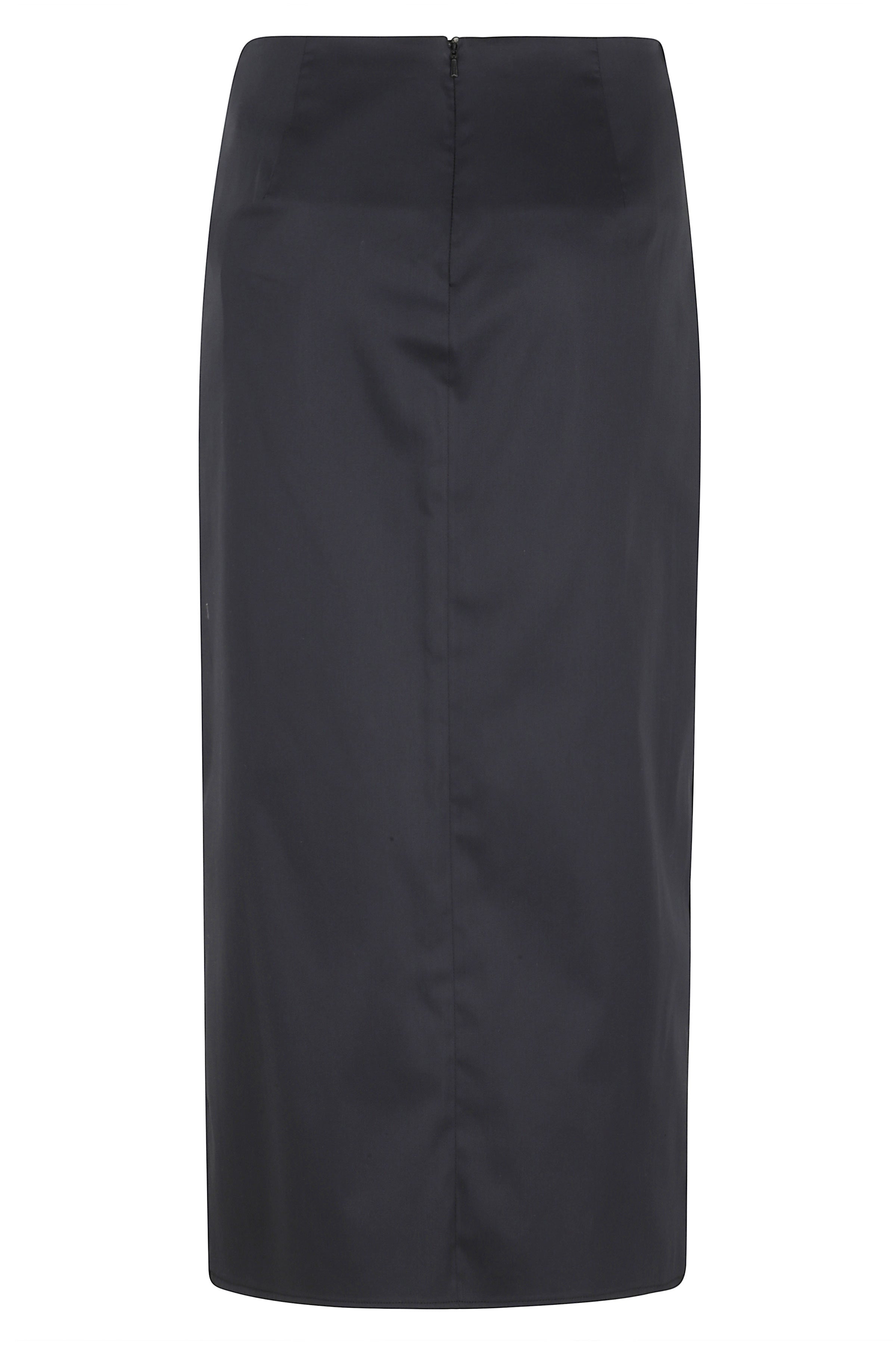 Paggi Black Cotone Gonna