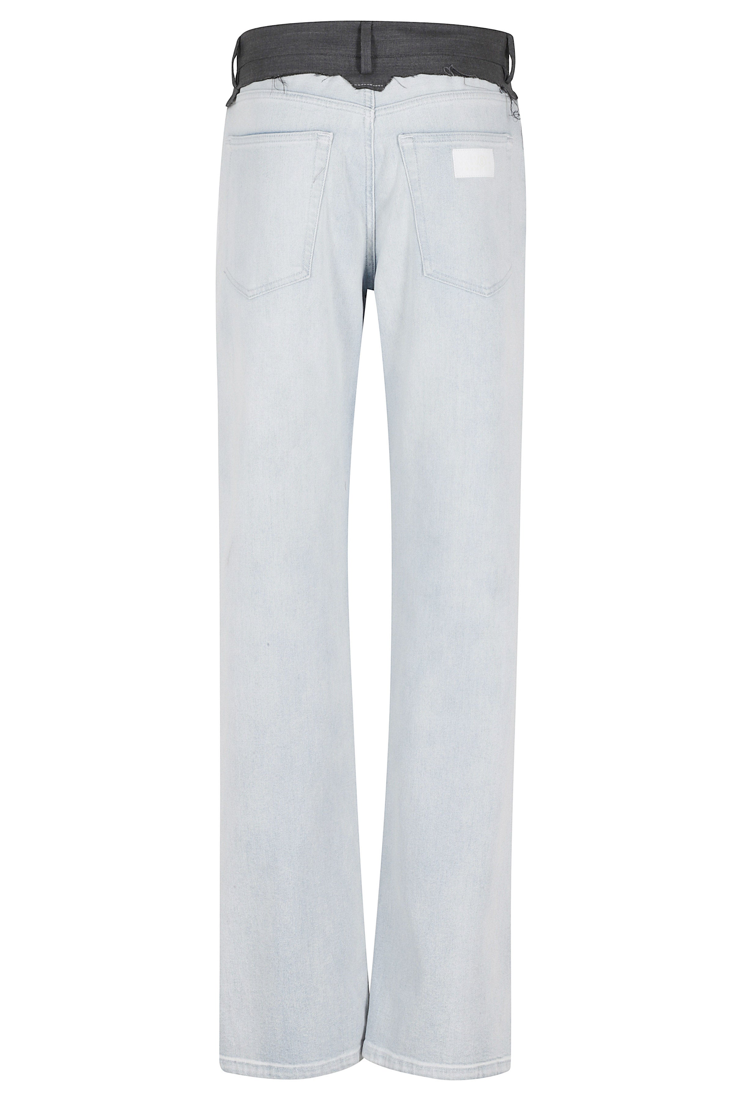 Pants 5 Pockets Blue Cotone Elastan Pantaloni