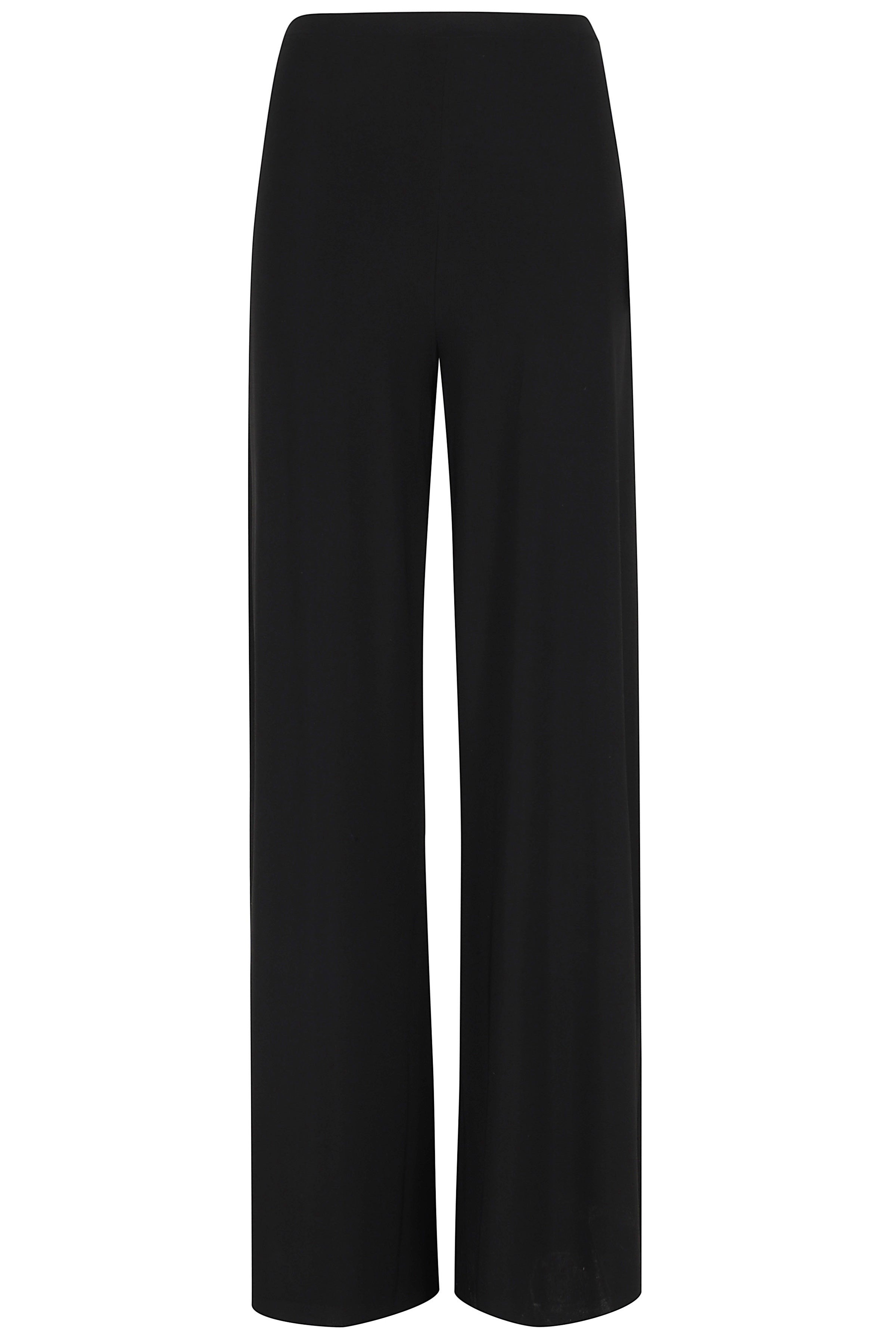 Bias Pant Black Poliestere Elastane Pantaloni