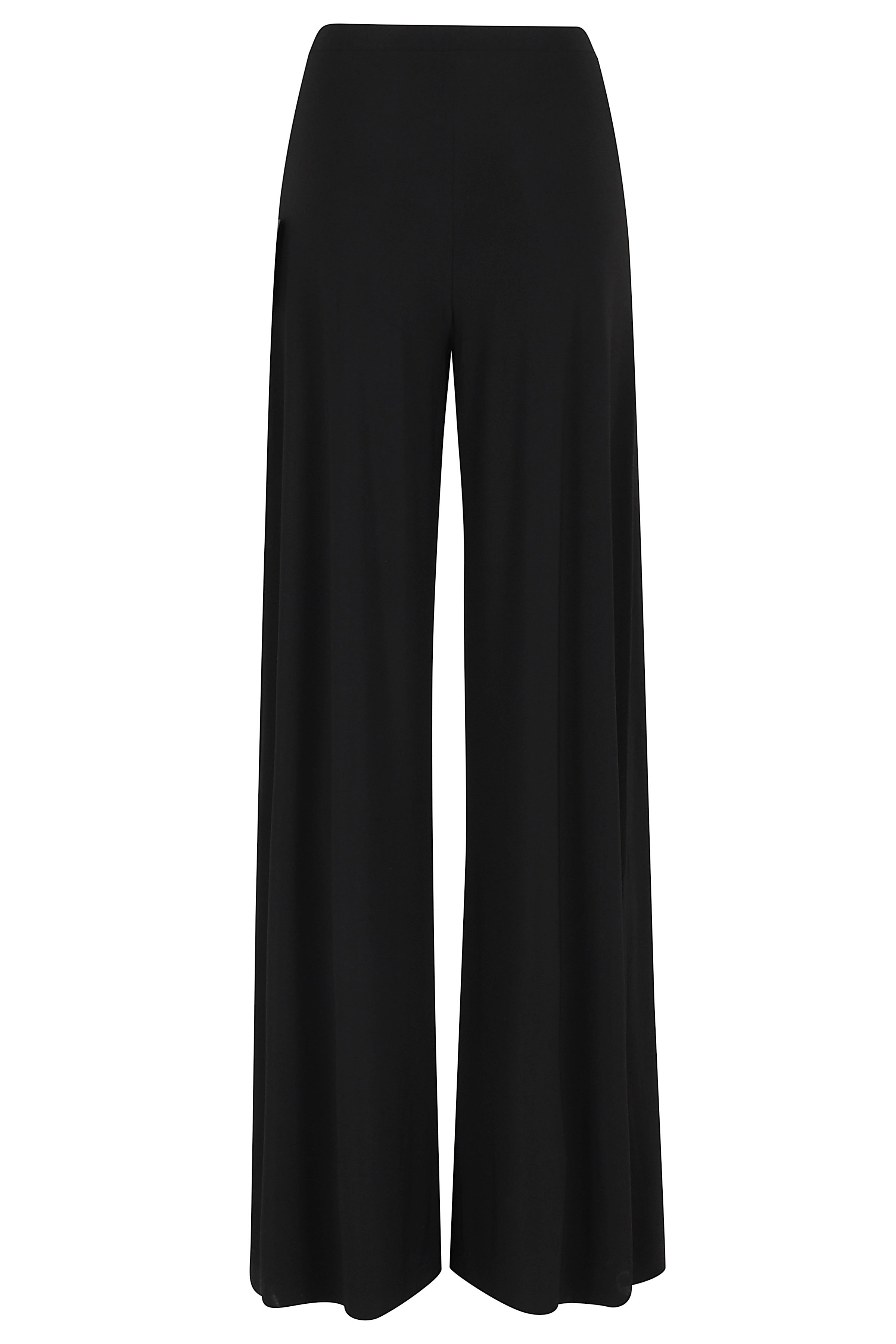 Bias Pant Black Poliestere Elastane Pantaloni