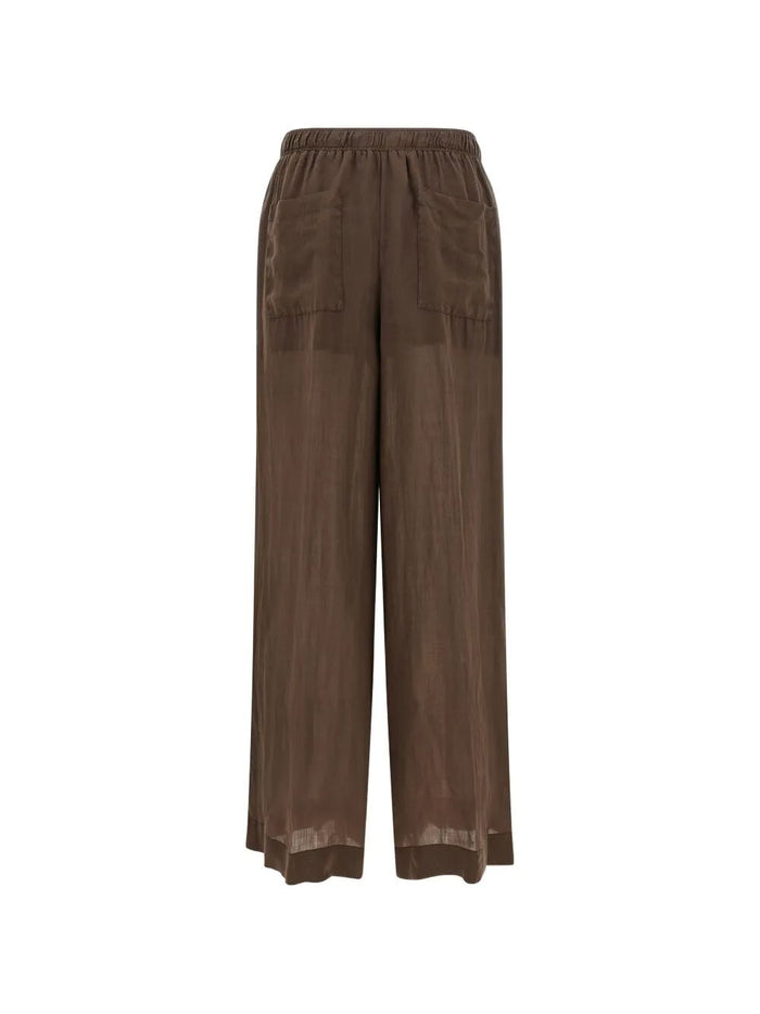 Elastic Waist Pant Brown Tn Li