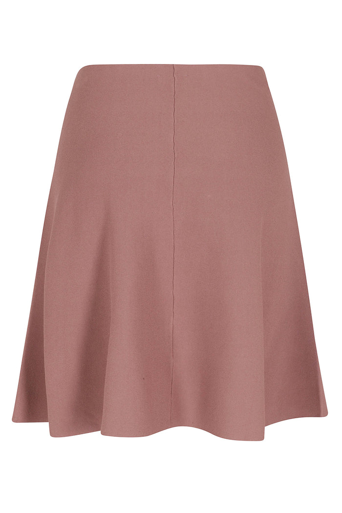 Minigonna Brown Viscosa Poliestere Gonna