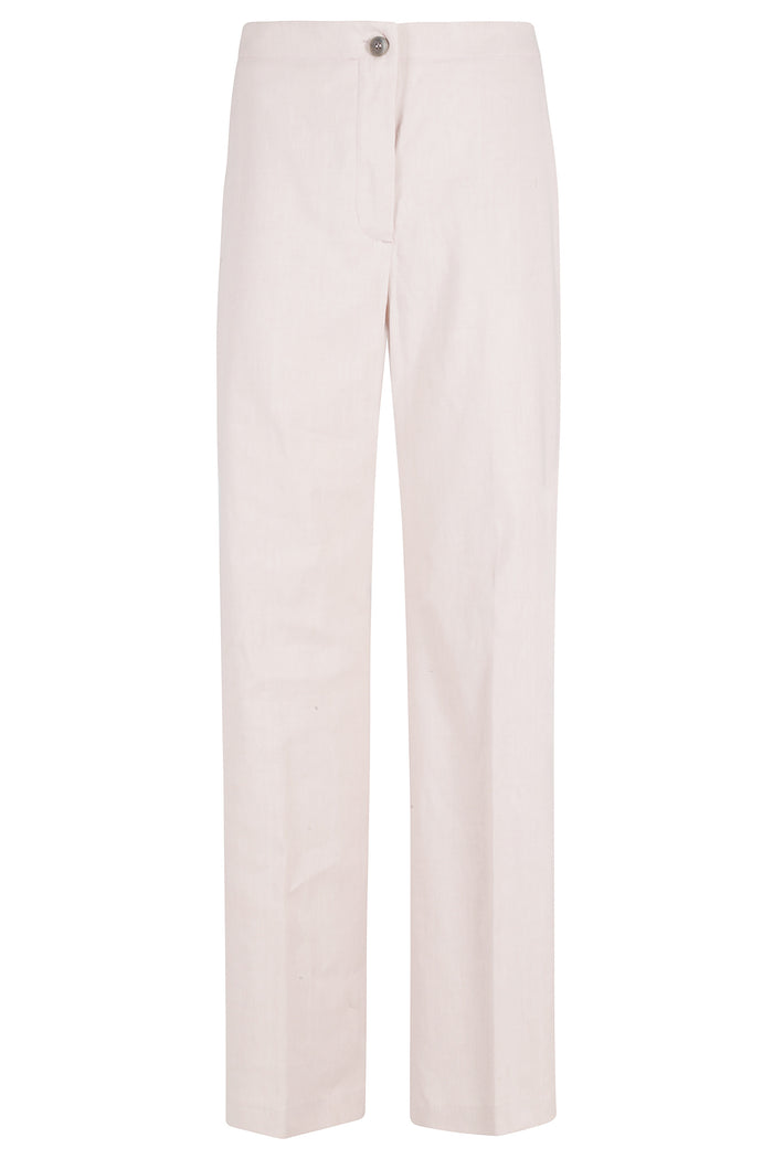Pantalone Pink & Purple Lino Cotone Pantaloni