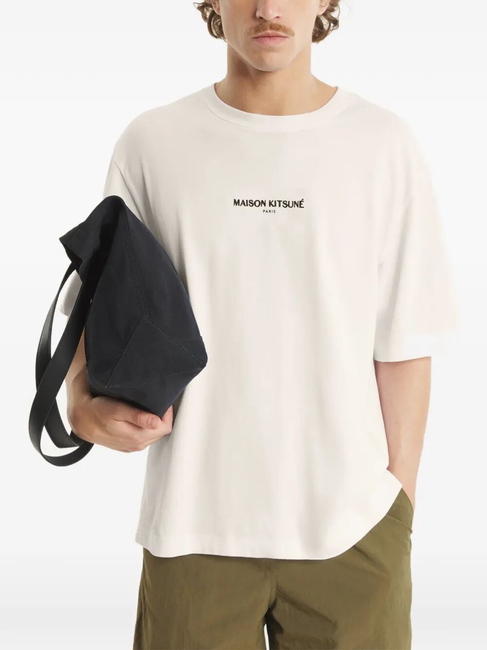 Maison Kitsuné Paris Comfort Tee-shirt Brown Organic Cotton Tshirt