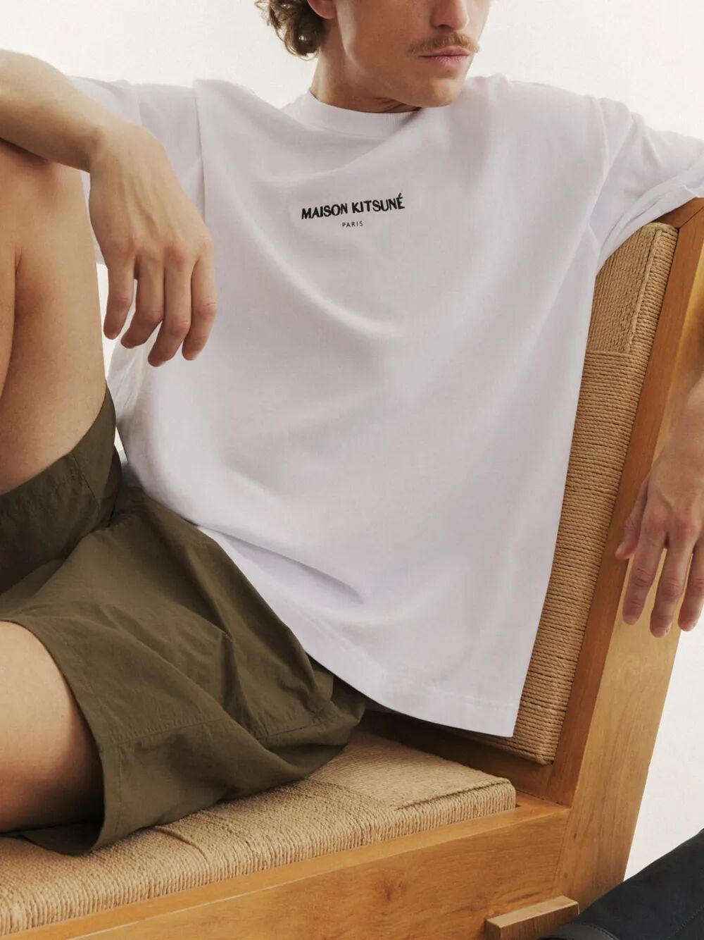 Maison Kitsuné Paris Comfort Tee-shirt Brown Organic Cotton Tshirt