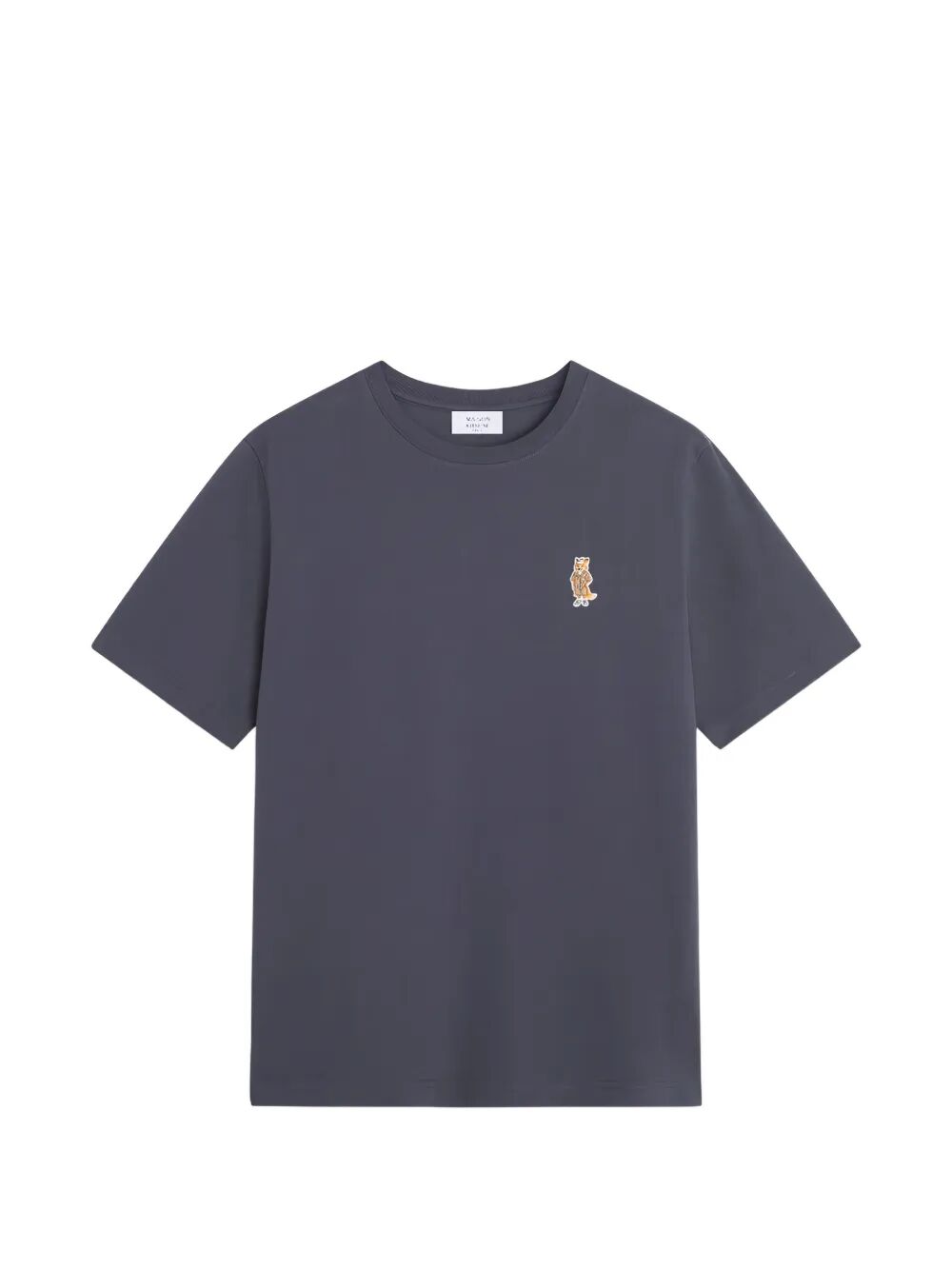 Dressed Fox Comfort Tee-shirt Blue Organic Cotton Tshirt