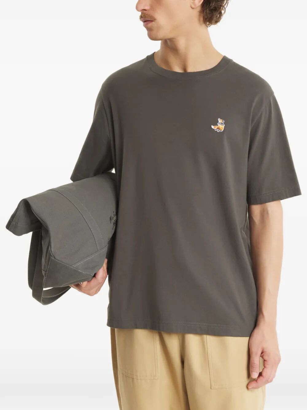 Dreaming Fox Comfort Tee-shirt Brown Organic Cotton Tshirt