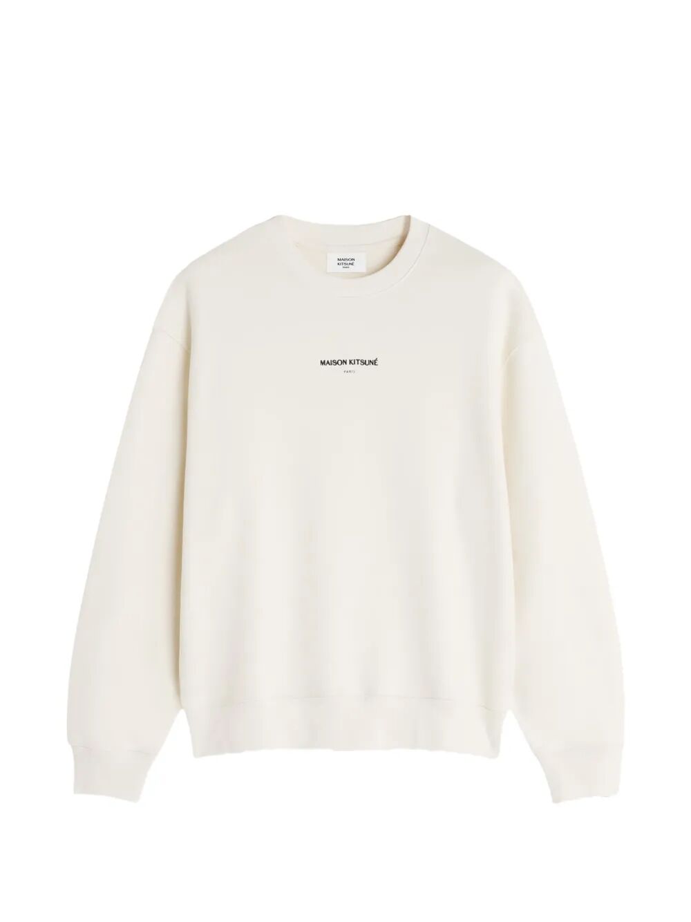 Maison Kitsuné Paris Comfort Sweatshirt Brown Organic Cotton