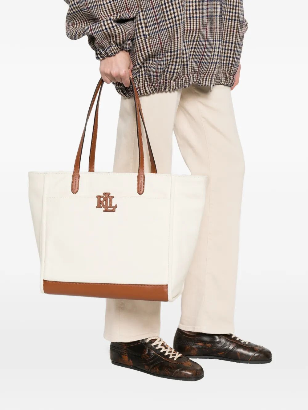 Cmryn Lg Tt Tote Large Brown Cotton Bag