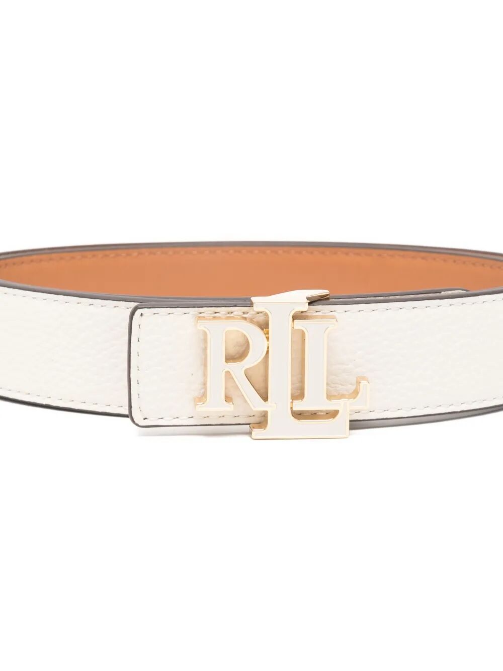 Rev Lrl 30 Belt Medium White Cow Leather