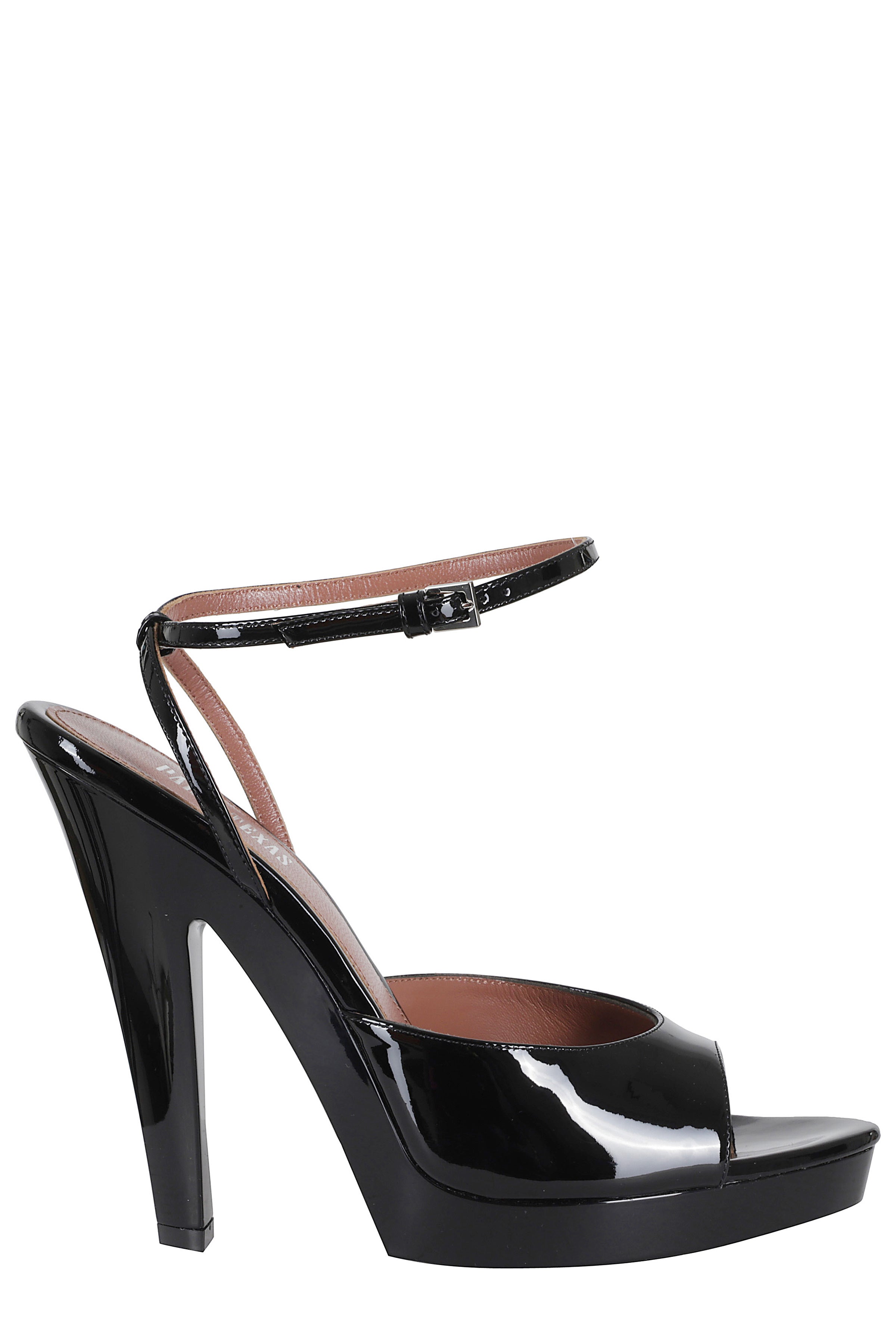 Gala Sandal Black Pelle Verniciata Suola: Gomma Calzature