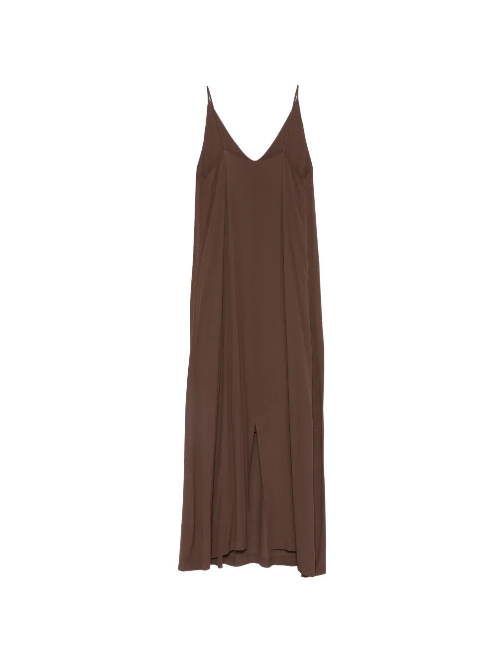 V Neck Dress Brown