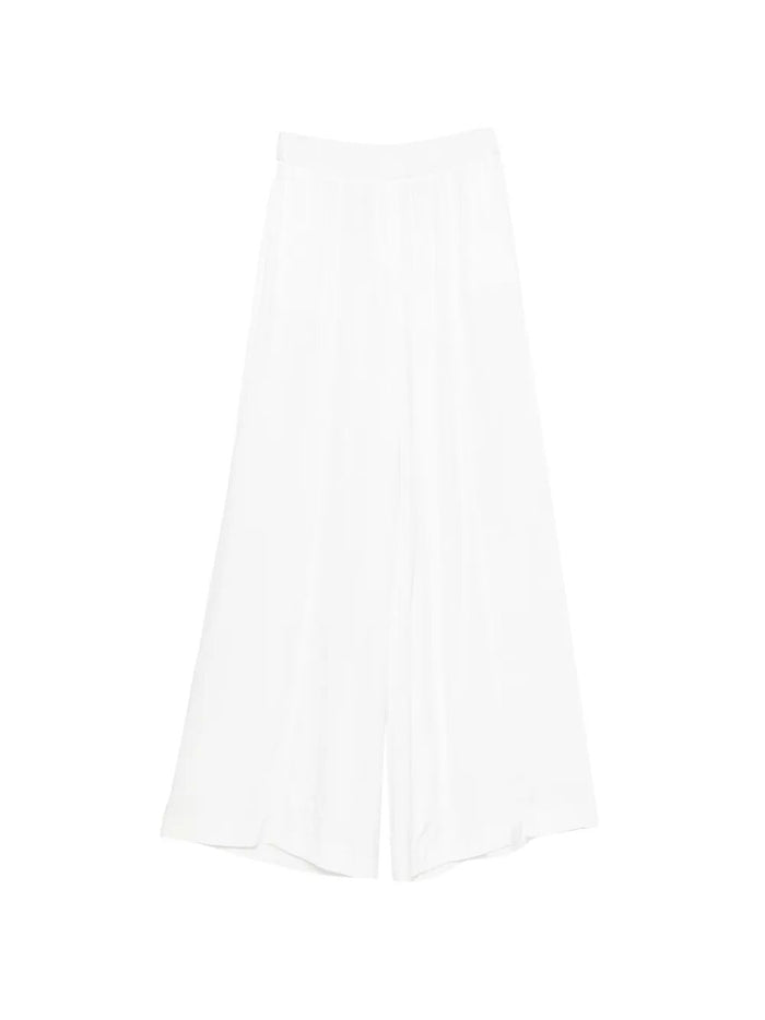 Elastic Waist Pant White