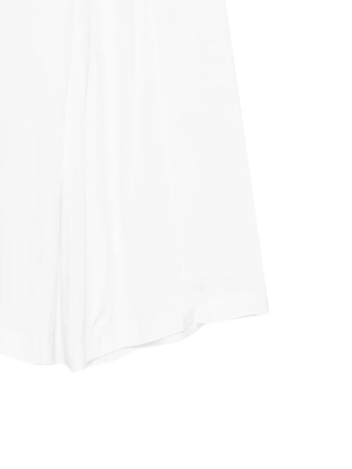 Elastic Waist Pant White