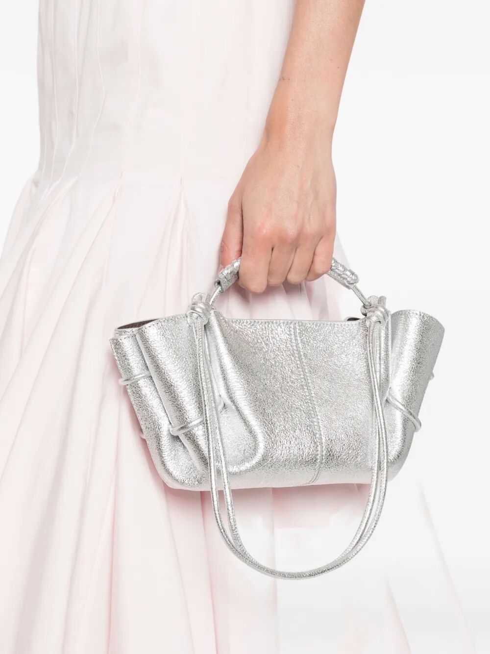 Arta Mini Metallic Goat Leather Bag