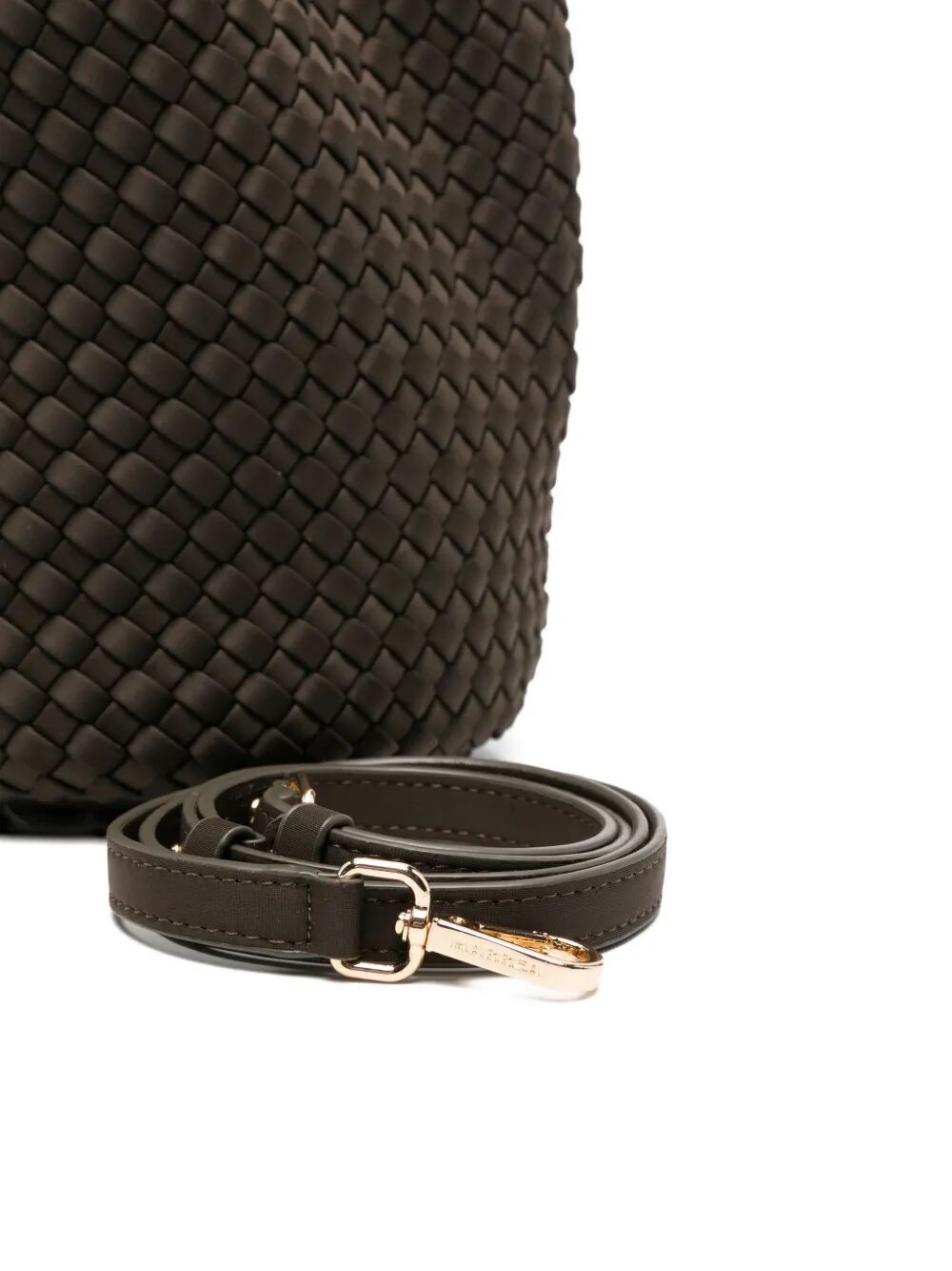 Basket Brown Polyester Bag