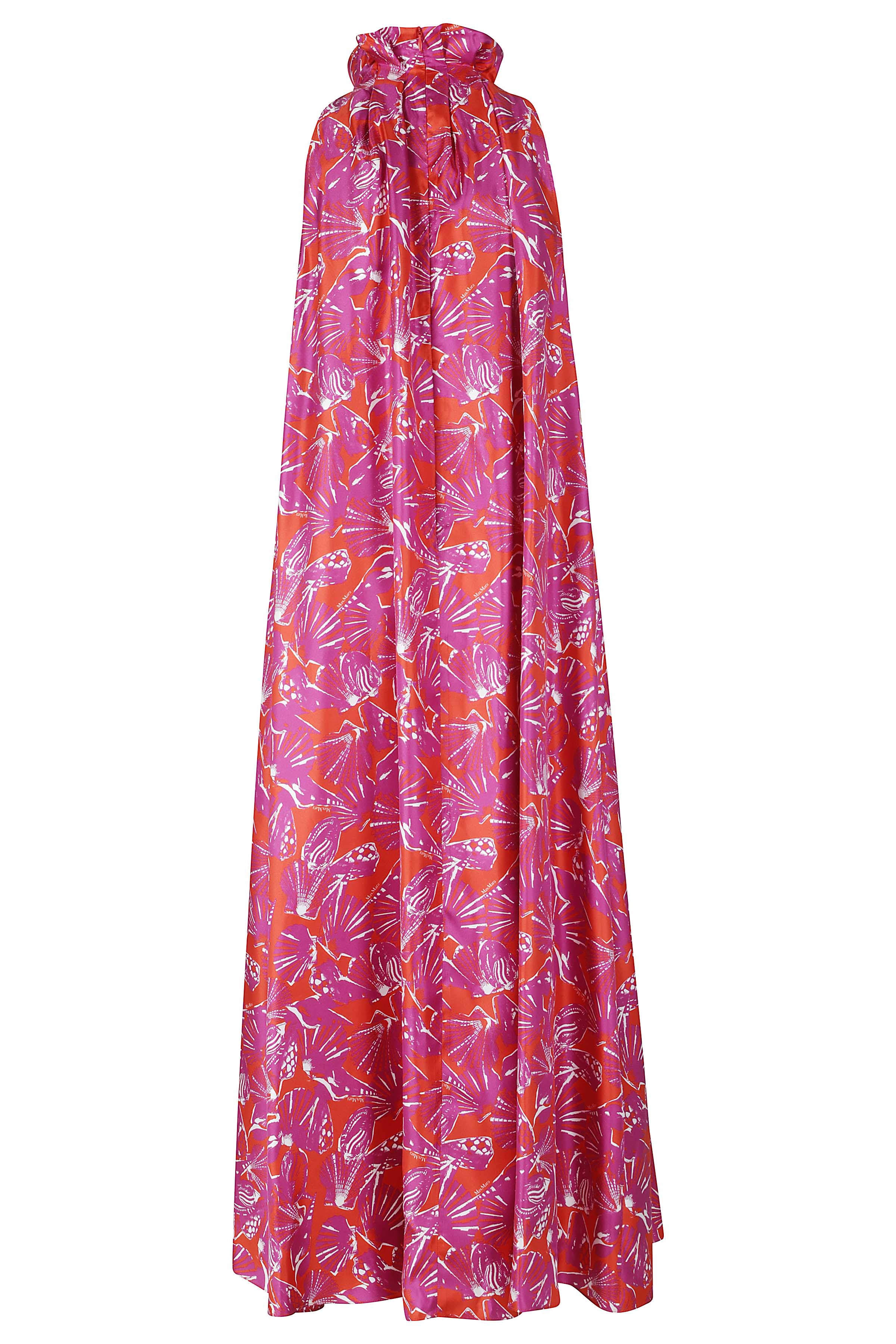 Cartone Red Silk Abito