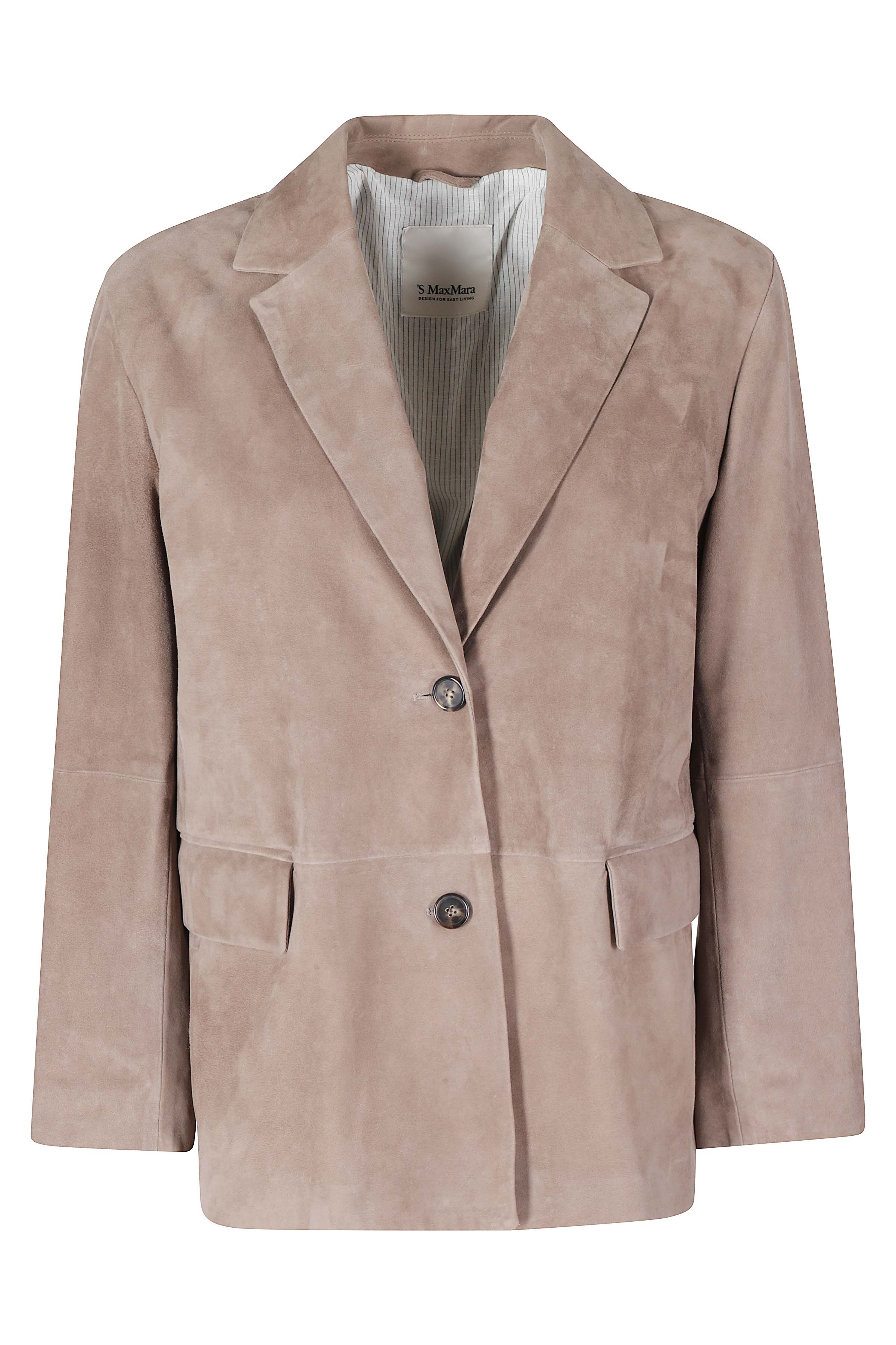 Anfora Brown Pelle Blazer