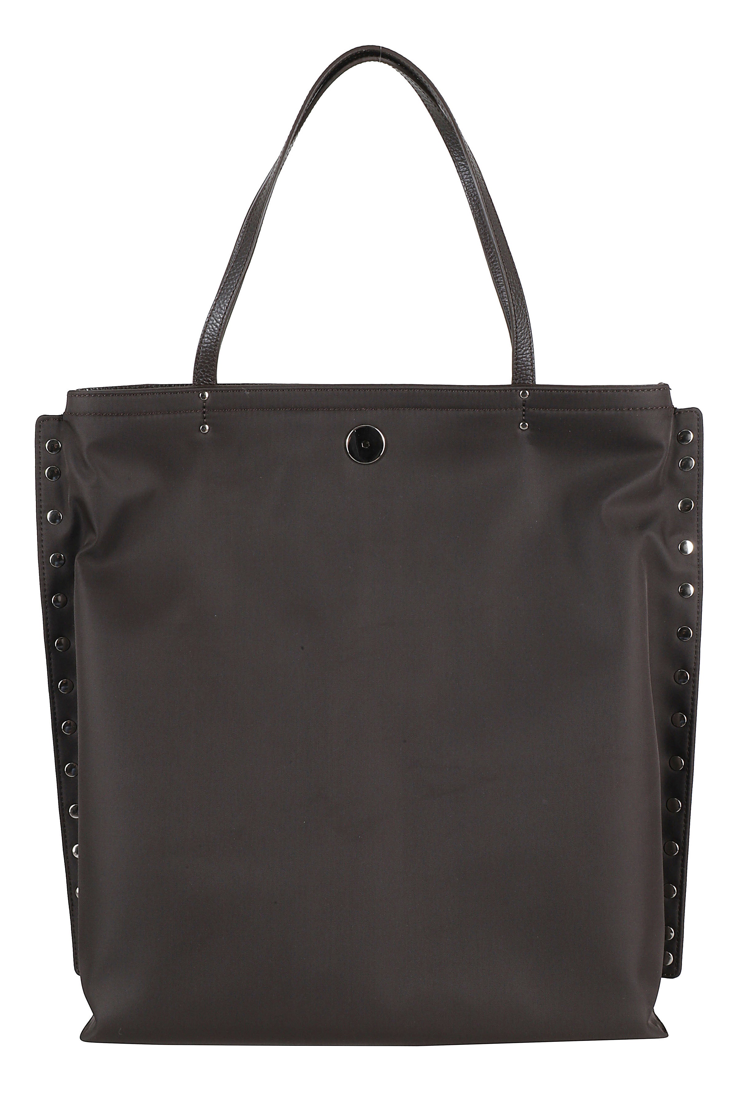 A Spasso Rimboccata Brown Nylon Polyurethane Borsa