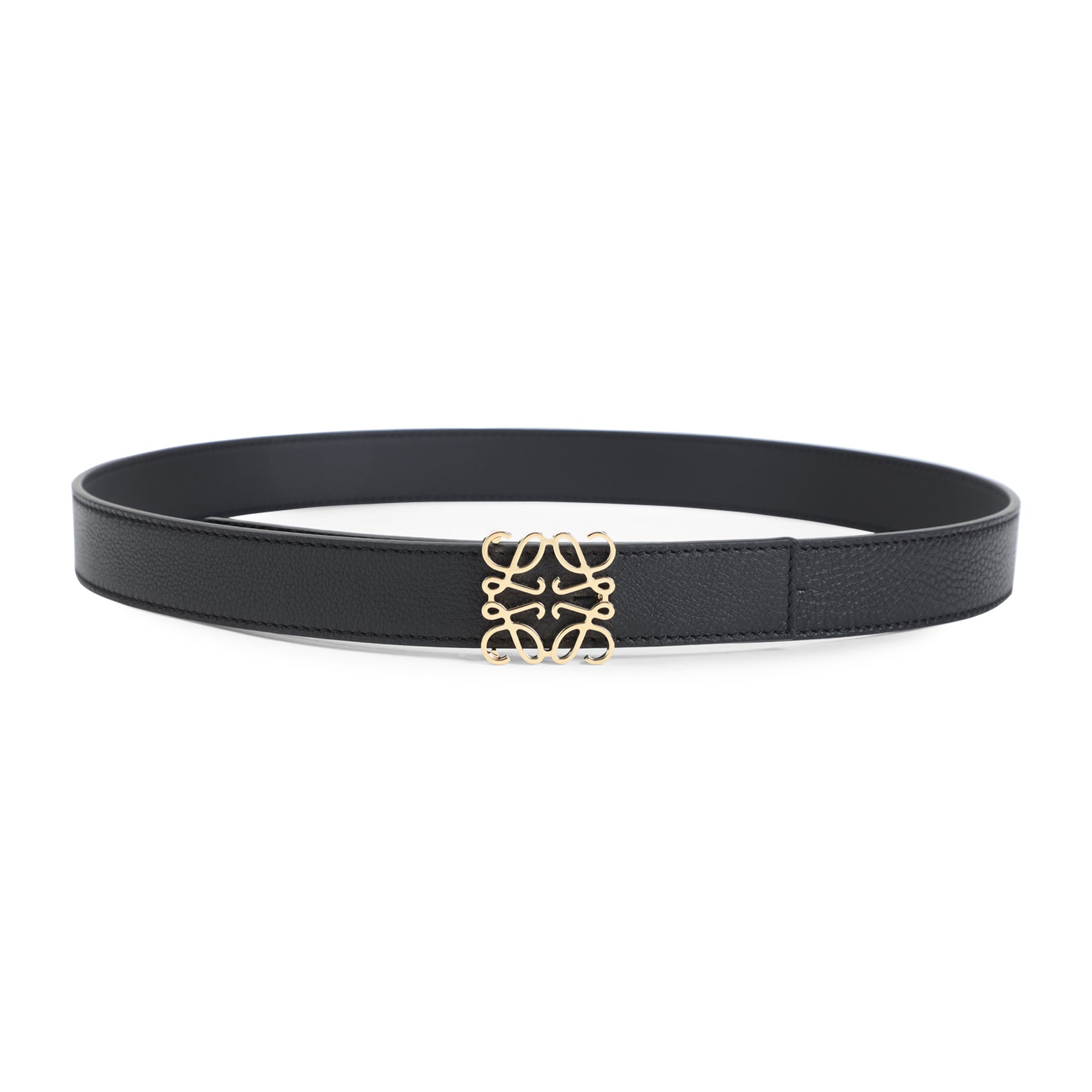 Anagram Rev 2.8 Cm Belt Black Calf Skin