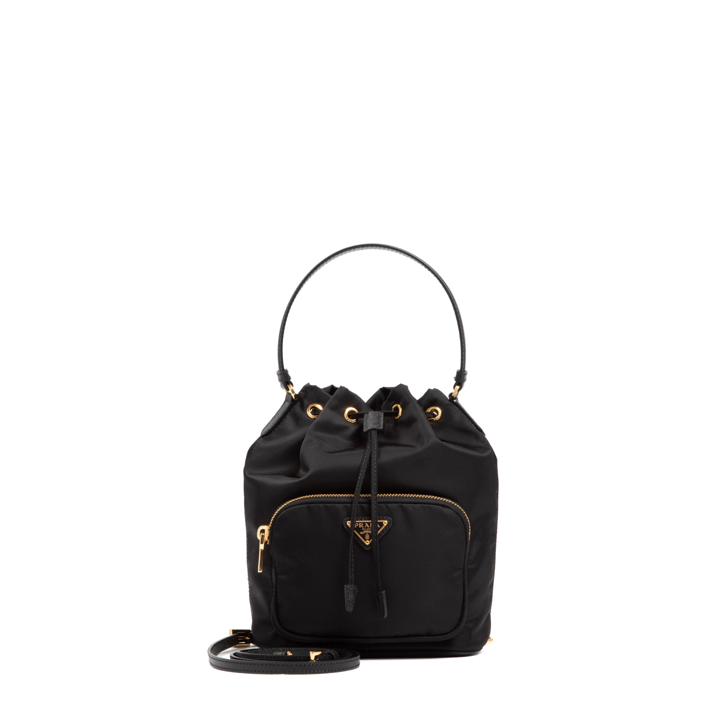 Re-Nylon Bucket Bag Black Polyamide
