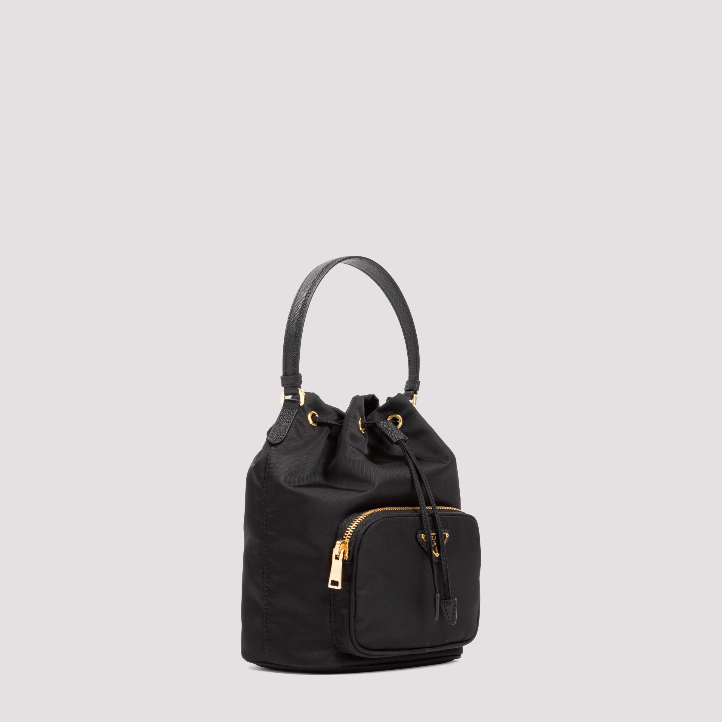 Re-Nylon Bucket Bag Black Polyamide