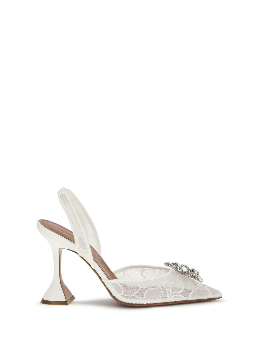Rosie Slingback Sandals Ivory+ivory
