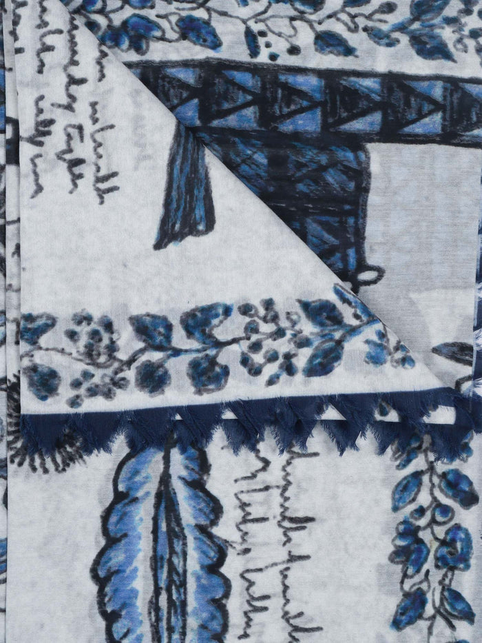 Marcy 115x120 Scarf Cotton Silk