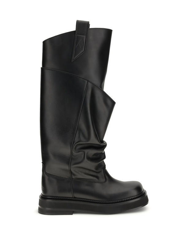 Boots La Passeggiata Black Leather Calf