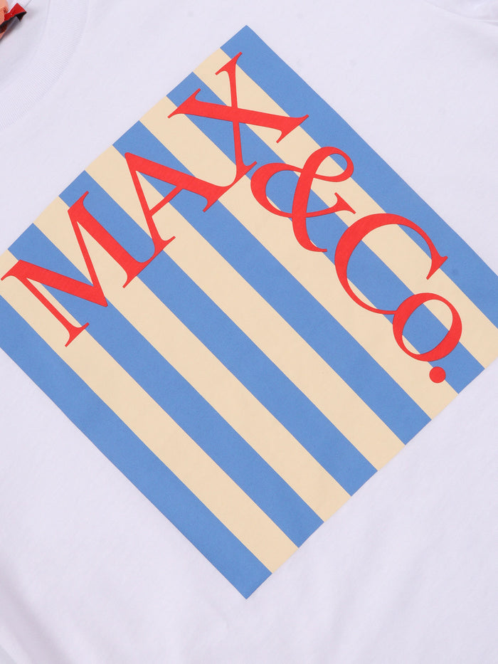 T-shirts White Cotton Short Sleeves T-shirt