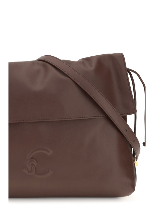 Shoulder Bag Lidia Berry Calf Leather (bos Taurus)